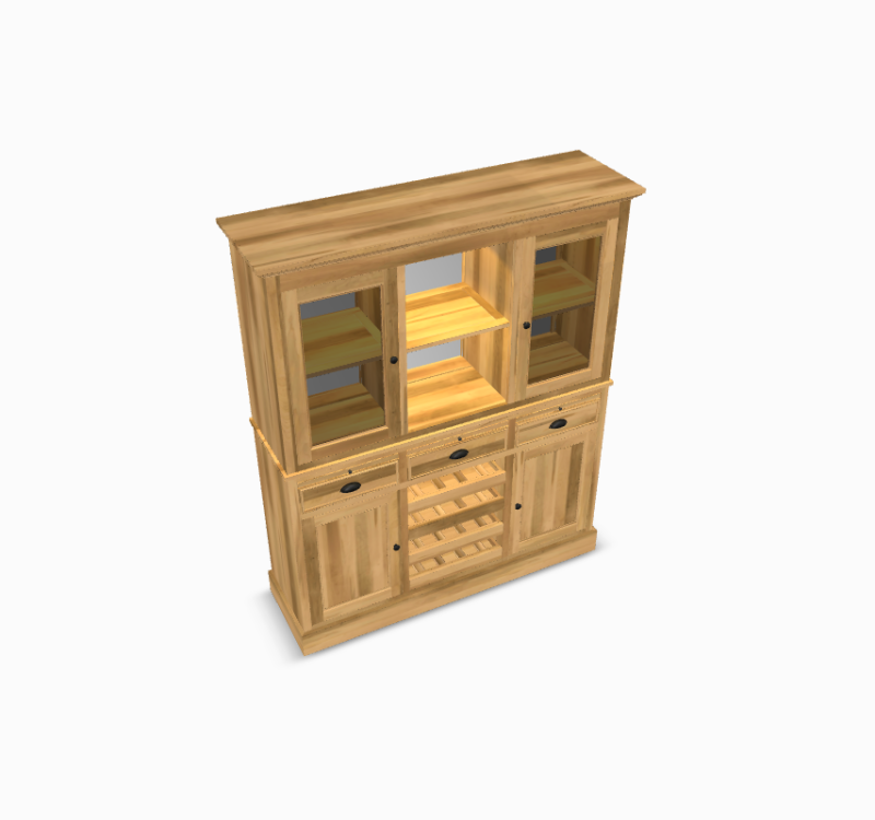 Lexington Hutch (Top Piece)19"D x 63"W x 36"H