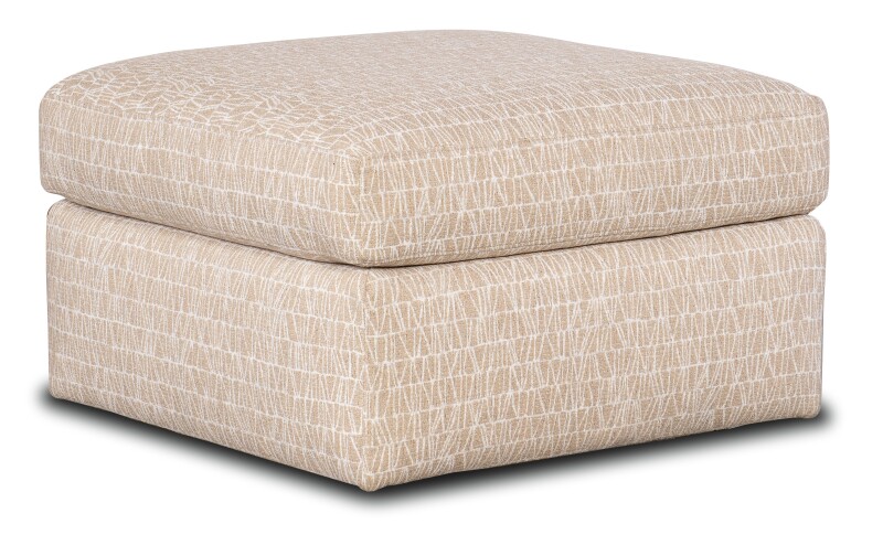 Bespoke, Loft Living, Dimitri Living Room Dimitri Matching Ottoman