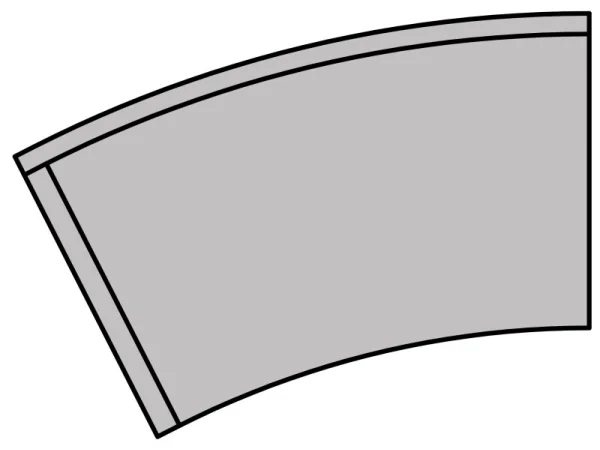 Loft Living, Dimitri Living Room Dimitri LAF Curved Loveseat - Image 4