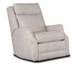 Loft Living, Darrien Living Room Darrien Swivel Glider Recliner Divided Back - Power Recline
