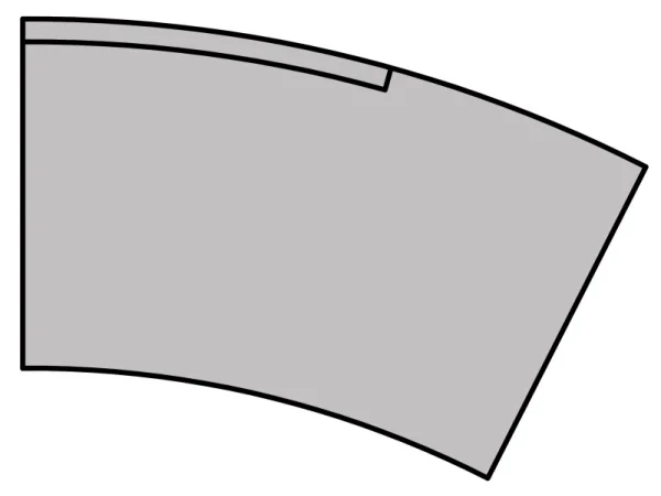 Loft Living, Daxton Living Room Daxton RAF Curved Open Chaise - Image 5
