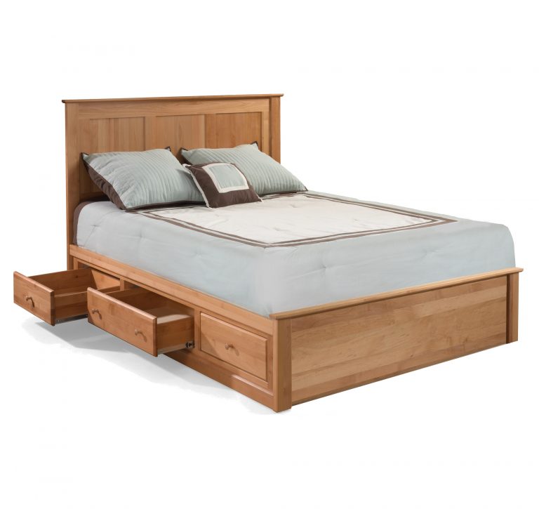 Storage Beds Chest Bed - Low Storage & Low Footboard - Lowwithtwo3drawerpedestals