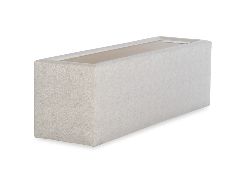 LR-7100-19OAK - Great Room Leather Configurable Upholstered Table With Oak Top