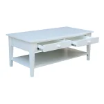 Destinations Collection - Spencer Coffee Table in Pure White - Image 3