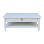 Destinations Collection - Spencer Coffee Table in Pure White - Image 4
