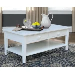 Destinations Collection - Spencer Coffee Table in Pure White - Image 6