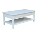 Destinations Collection - Spencer Coffee Table in Pure White - Image 7