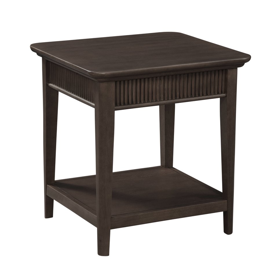 Home Accents - Haven End Table in Coal