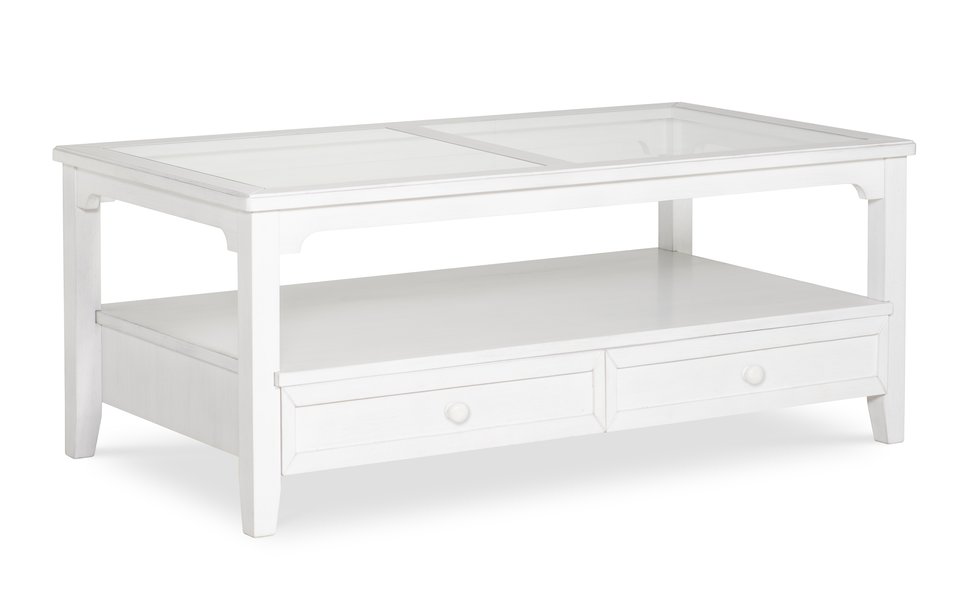 Home Accents - Amelia Glass Top Coffee Table