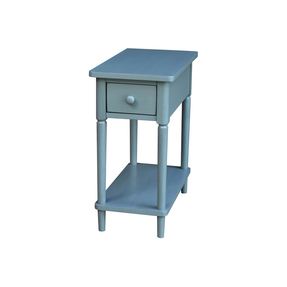 Destinations Collection - Narrow Side Table in Ocean Blue
