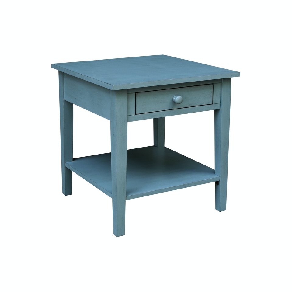 Destinations Collection - Spencer End Table in Ocean Blue