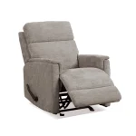 Compact Shoreline Fabric Perfect Match Gliding Recliner - Image 5