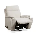 Refined Pearl Fabric Perfect Match Swivel Gliding Recliner - Image 10