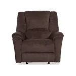 Plush Buffalo Fabric Perfect Match Gliding Recliner - Image 4