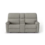 Porter Fabric Power Reclining Loveseat with Console, Power Headrests & Lumbar - Image 4