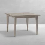Qs Teak 42" Square Table, Natural