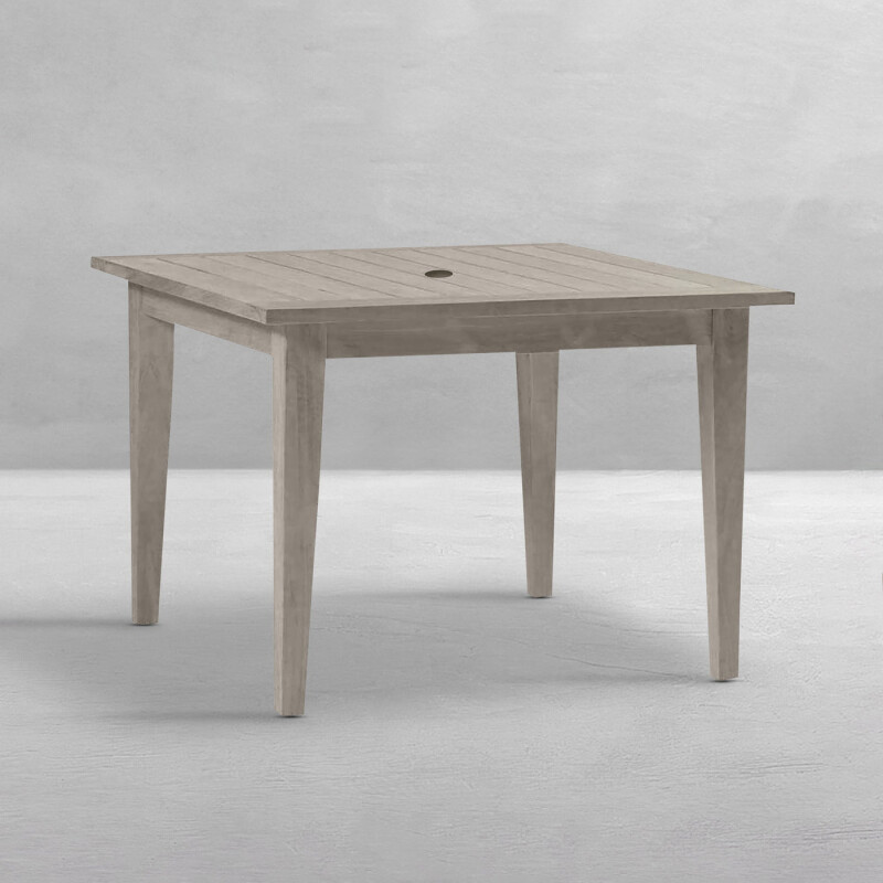 Qs Teak 42" Square Table, Natural