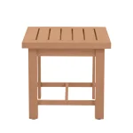 Qs Club Square End Table, Natural - Image 4