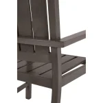 Qs Croquet Aluminum Arm Chair, Slate Gray With Linen Dove Cushions - Image 9