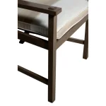 Qs Croquet Aluminum Arm Chair, Slate Gray With Linen Dove Cushions - Image 13