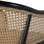 Qs Havana Wicker Arm Chair, Midnight With Linen Snow Cushions - Image 7