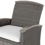 Qs Astoria Arm Chair, Oyster With Linen Dove Cushions - Image 7