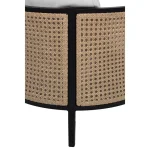 Qs Havana Wicker Lounge, Midnight With Linen Snow Cushions - Image 8