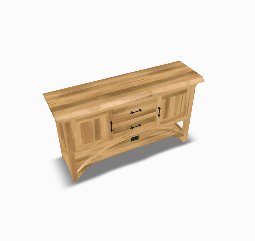 Rialto 19.5"D x 66"W x 37"HLive Edge Top
