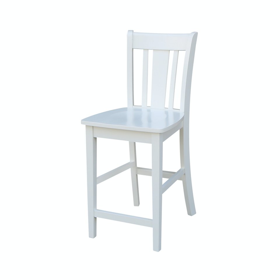 Dining Essentials - San Remo Stool in Pure White
