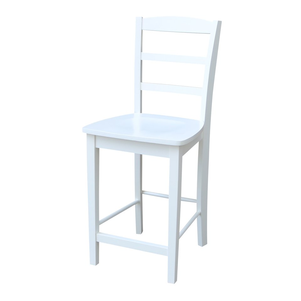 Dining Essentials - Madrid Stool in Pure White