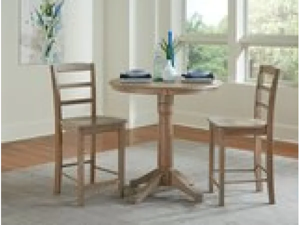 Dining Essentials - Madrid Stool in Taupe Gray - Image 5