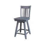 Dining Essentials - 24" San Remo Heather Gray Stool