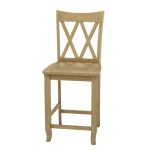 24'' Double XX Back Counter Stool - Image 6