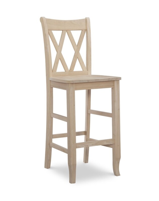 30'' Double XX Back Bar Stool