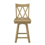 24'' XX Back Swivel Counter Stool - Image 5