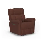 Classic Fabric Power Gliding Recliner with Power Headrest & Lumbar - Image 5