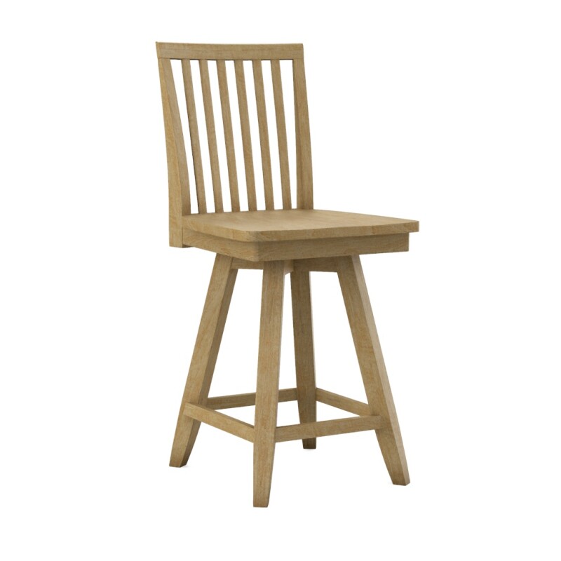 24'' Mission Swivel Counter Stool