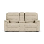 Mason Fabric Reclining Loveseat with Console - Image 6