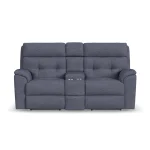 Mason Fabric Power Reclining Loveseat with Console & Power Headrests - Image 3