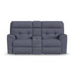 Mason Fabric Power Reclining Loveseat with Console - Image 3