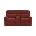 Score Fabric Power Reclining Loveseat with Console & Power Headrests & Lumbar - Image 9