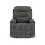 Kerrie Fabric Swivel Gliding Recliner - Image 3