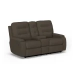 Kerrie Fabric Power Reclining Loveseat with Console - Image 5