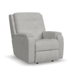 Arlo Fabric Power Rocking Recliner with Power Headrest - Image 5
