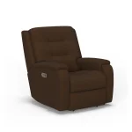 Arlo Fabric Power Rocking Recliner with Power Headrest & Lumbar - Image 5