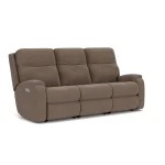 Penn Fabric Power Reclining Sofa with Power Headrests & Lumbar - Image 6