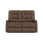 Devon Fabric Reclining Loveseat - Image 3