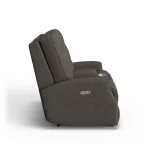 Devon Fabric Power Reclining Loveseat with Console & Power Headrests - Image 4