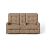 Devon Fabric Power Reclining Loveseat with Console - Image 3