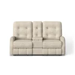 Devon Fabric Power Reclining Loveseat with Console - Image 3